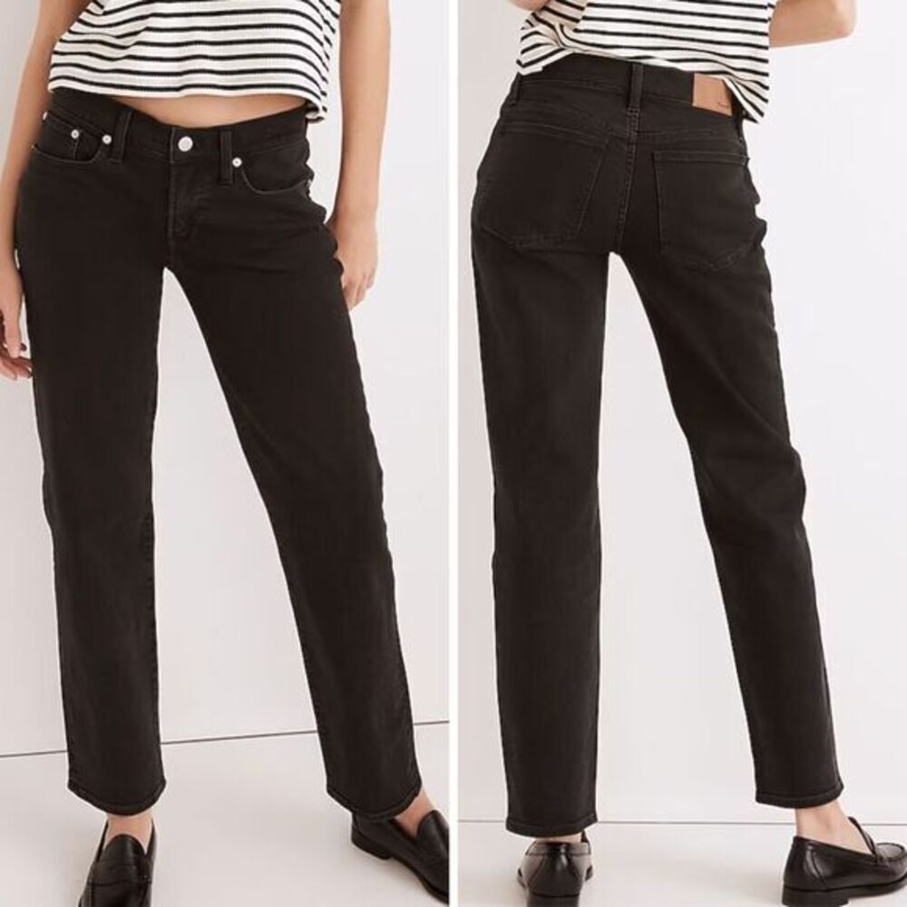 NEW Madewell The Low-Rise Perfect Vintage Straight Jean in Lunar Wash,‎ 29